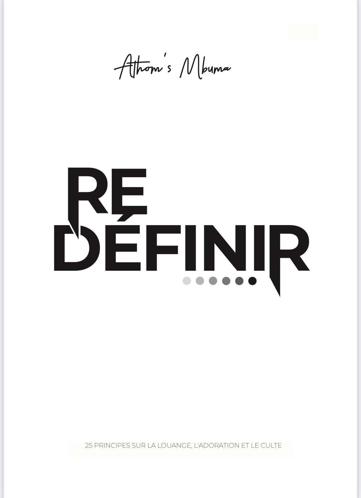 Redéfinir Worship Volume 1 - Athom's MBUMA